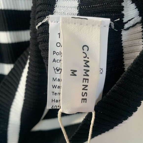 NWOT Commense Utility Stripe Sweater Vest - Picture 6 of 7